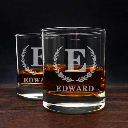 Custom Whiskey Rocks Glass