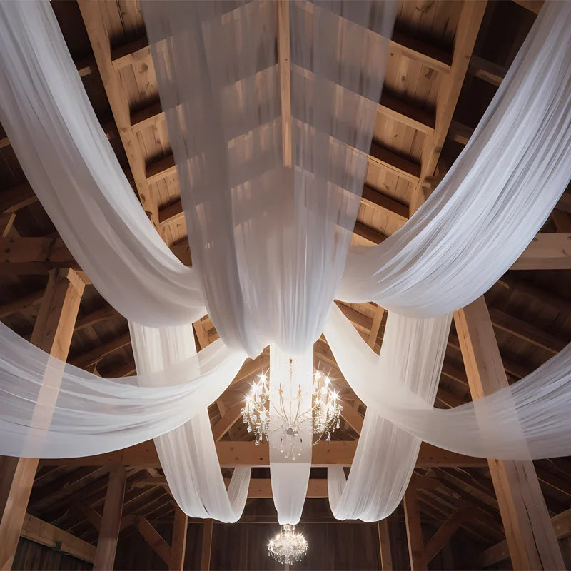 Pearl Chiffon Veil Curtain