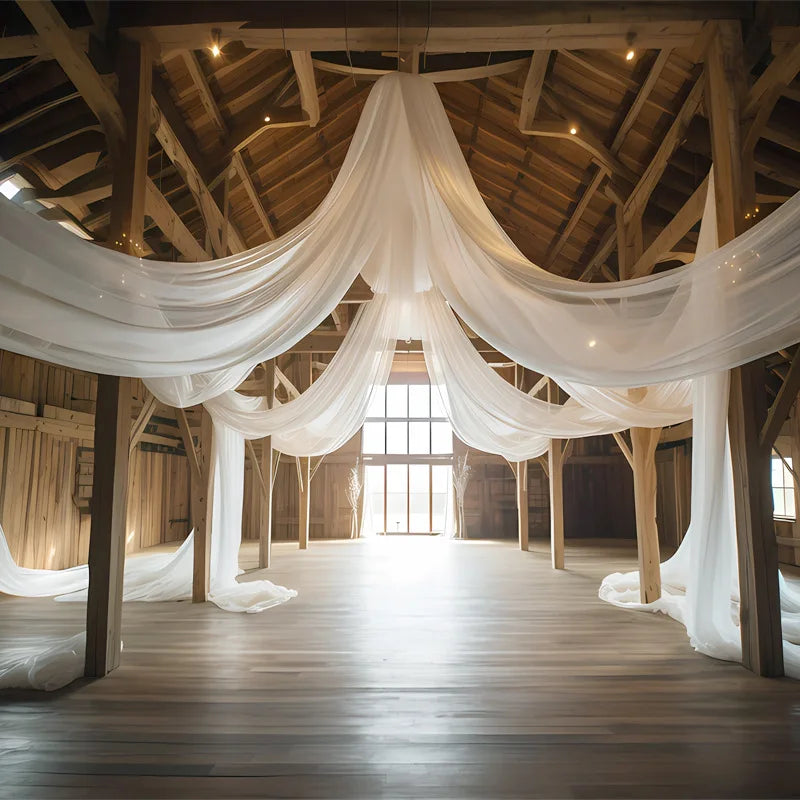 Pearl Chiffon Veil Curtain