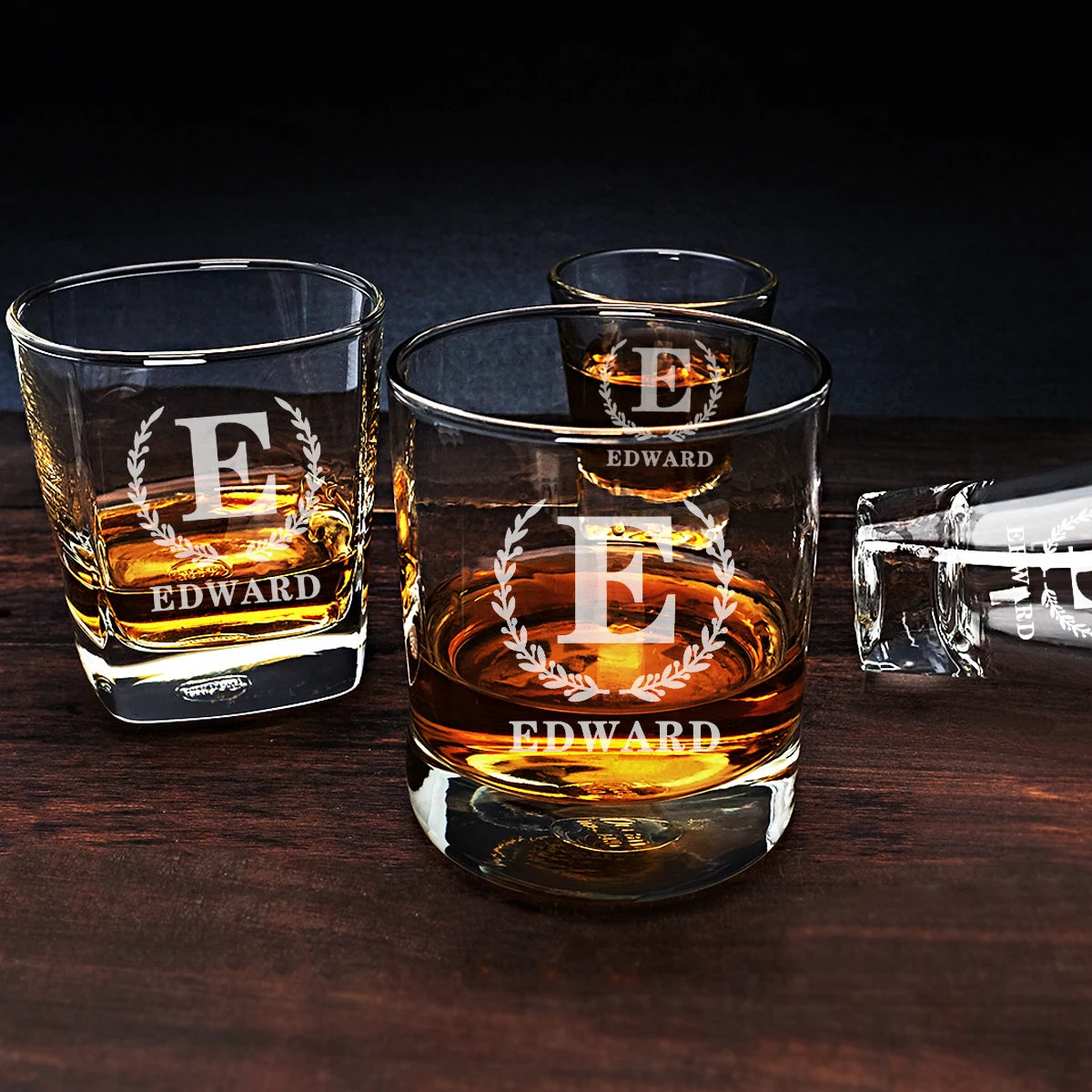 Custom Whiskey Rocks Glass