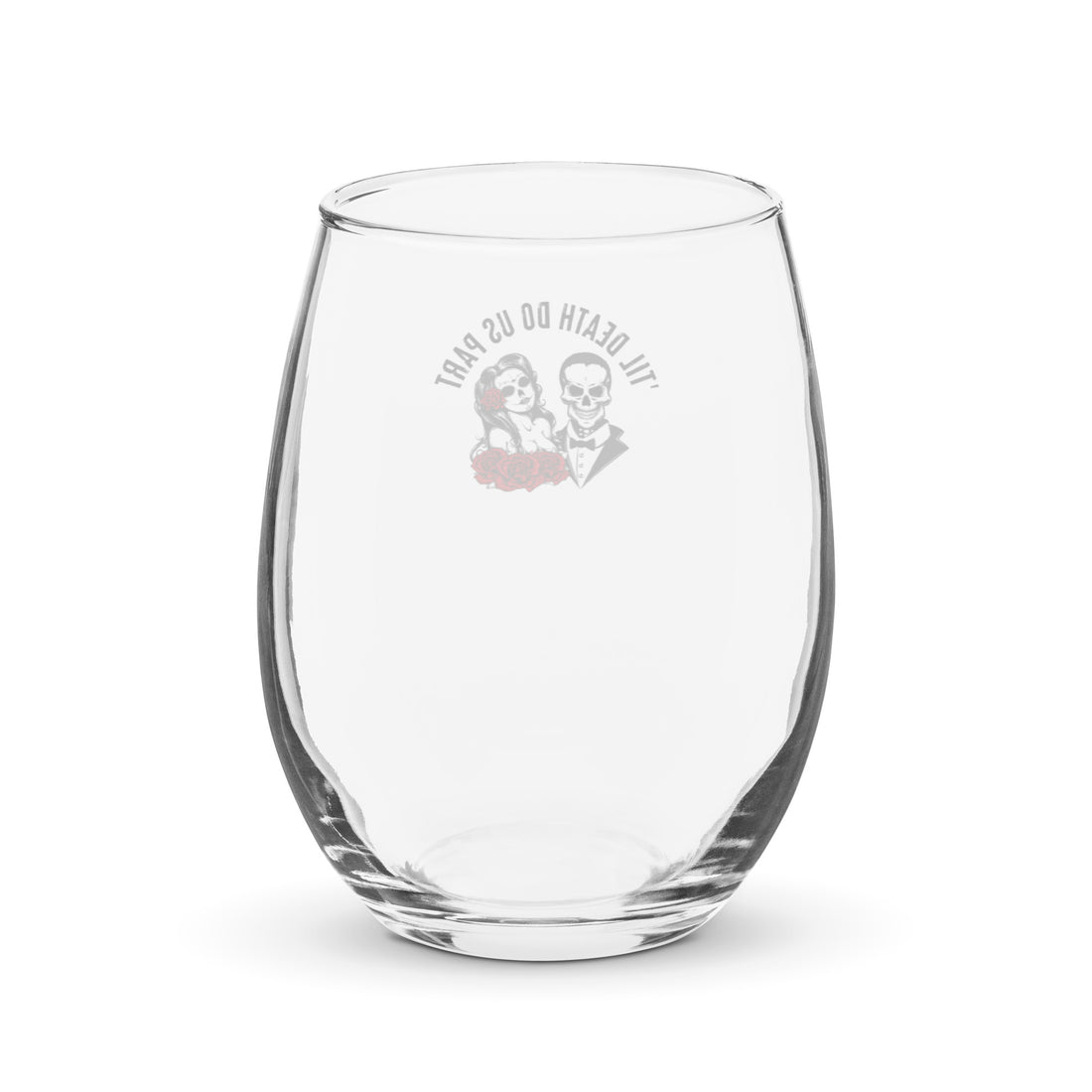 Stemless wine glass